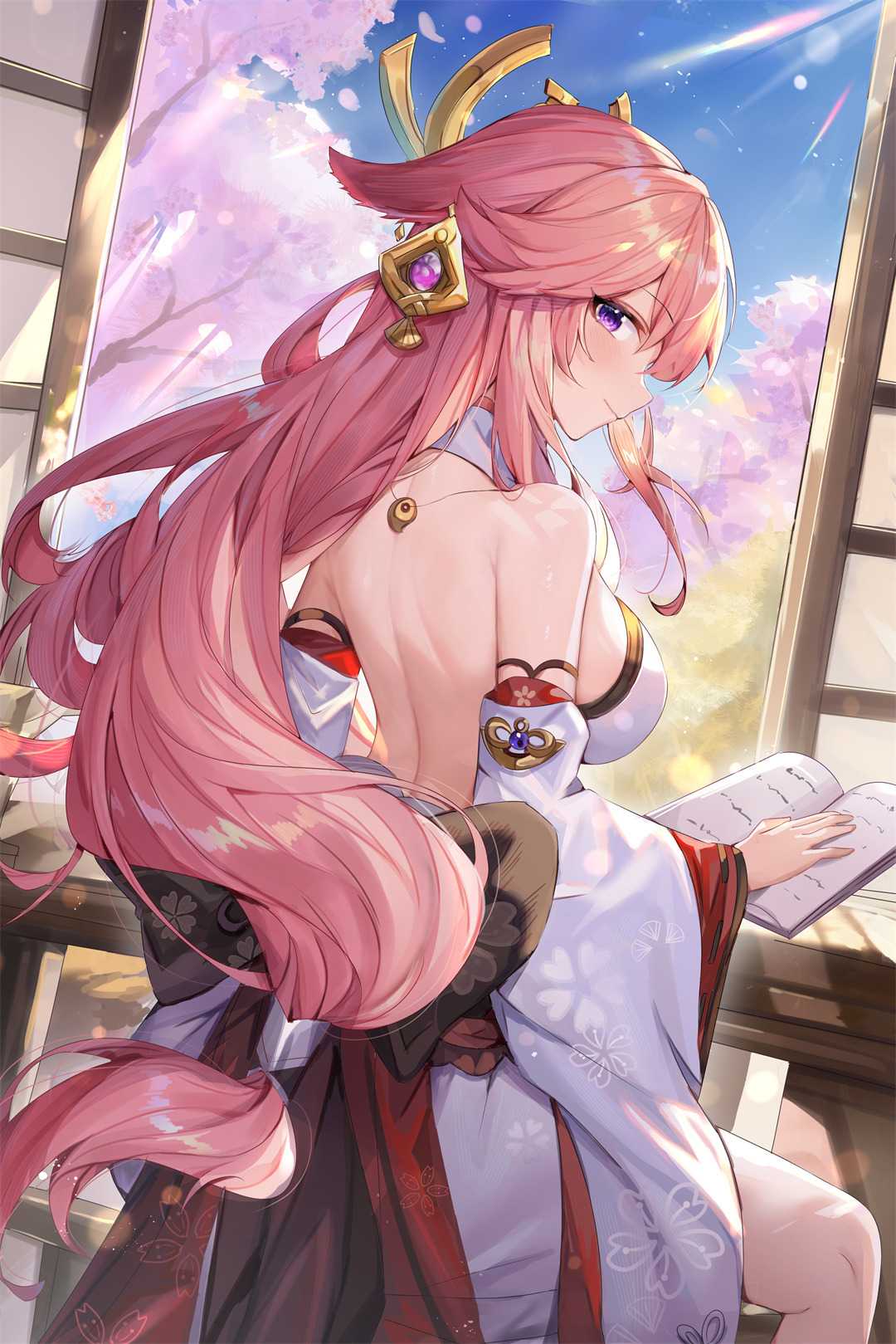 图片[13]-【P站画师】屑狐狸  MIKU 椰羊甘雨 中国插画师山桂贰的美图作品推荐-动漫网