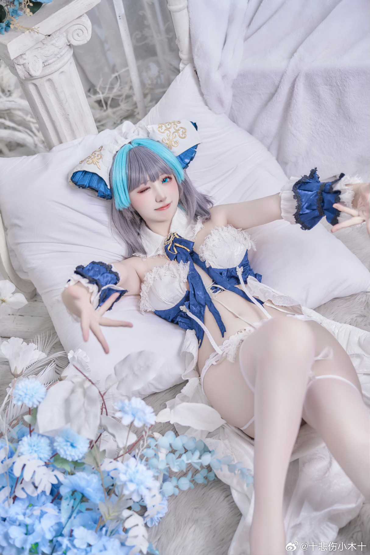 COSPLAY 碧蓝航线 柴郡睡衣cos@十悲伤小木十-动漫网